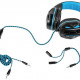 Наушники Gemix W-360 Black/Blue, микрофон, игровая гарнитура